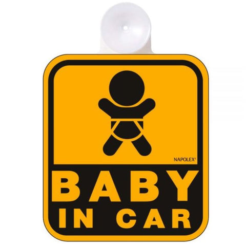 Safety Sign With Suction Cup/Baby on Board