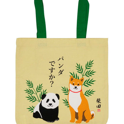 862630 "Is it Panda?" A4 Size Tote Bag | Japan Items | Real Japan Trading