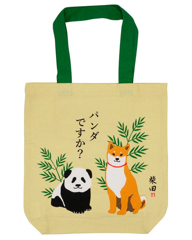 862630 "Is it Panda?" A4 Size Tote Bag | Japan Items | Real Japan Trading