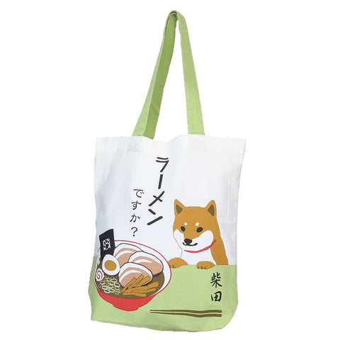 832152 "Is it ramen?" A4 Size Tote Bag | Japan items | Real Japan Trading