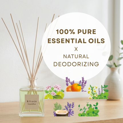 100% pure essential oils x natural deodorizing