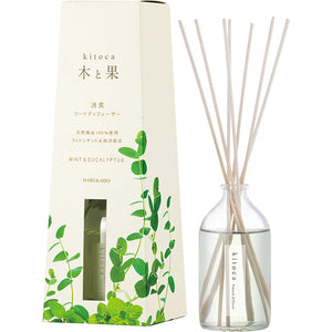 木と果 Kitoca  Reed Diffuser  Mint & Eucalyptus  (90ml) | Home Fragrance | Real Japan Trading