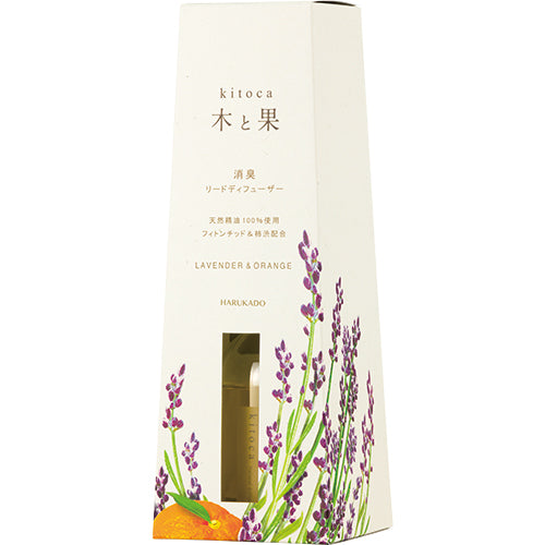 木と果 Kitoca  Reed Diffuser  Lavender & Orange  (90ml) | Home Fragrance | Real Japan Trading