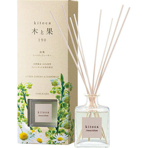 木と果 Kitoca 190  Reed Diffuser  Litsea Cubeba & Chamomile  (190ml) | Home Fragrance | Real Japan Trading