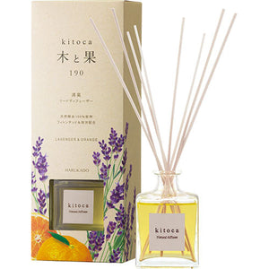 木と果 Kitoca 190  Reed Diffuser  Lavender & Orange  (190ml) | Home Fragrance | Real Japan Trading