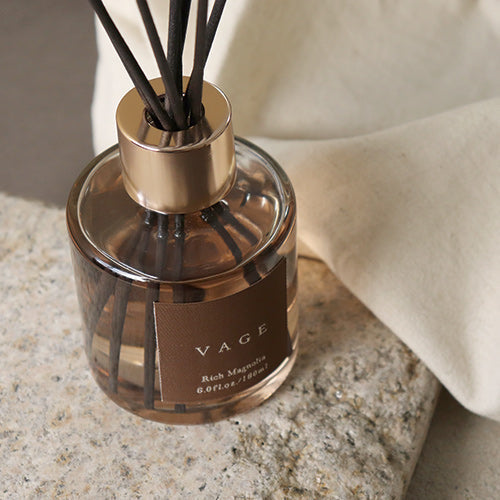 VAGE  Reed Diffuser  Rich Magnolia  (180ml)| Home Fragrance | Real Japan Trading
