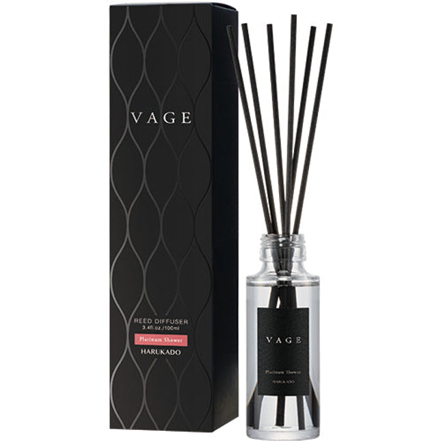 VAGE 100  Reed Diffuser  Platinum Shower  (100ml)| Home Fragrance | Real Japan Trading