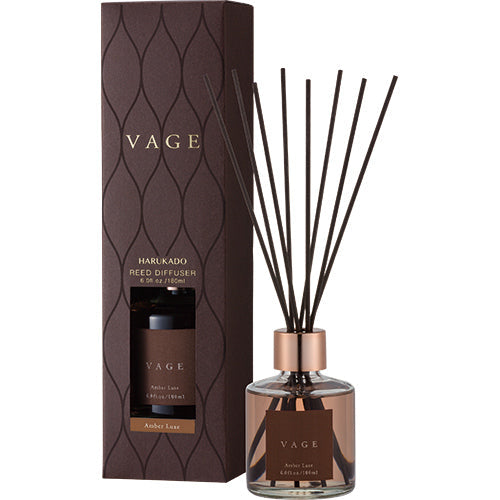 VAGE  Reed Diffuser  Amber Luxe  (180ml)| Home Fragrance | Real Japan Trading