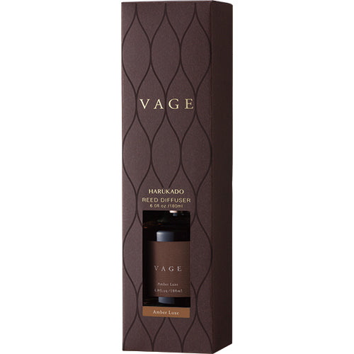 VAGE  Reed Diffuser  Amber Luxe  (180ml)| Home Fragrance | Real Japan Trading