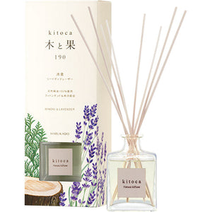 木と果 Kitoca 190  Reed Diffuser  Hinoki & Lavender  (190ml) | Home Fragrance | Real Japan Trading