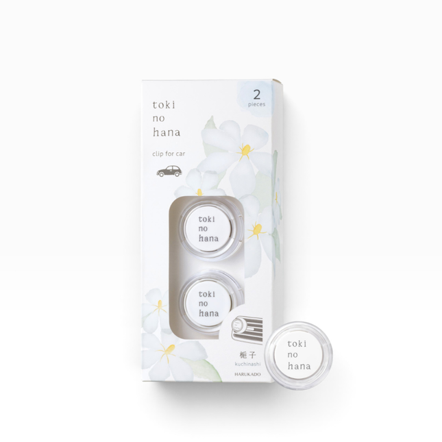 toki no hana clip on air car freshener kuchinashi