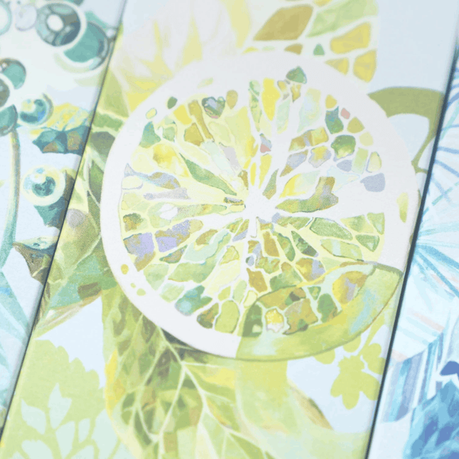 Hand-Drawn Botanical Art: Packaging adorned with delicately hand-drawn botanical illustrations, using layered colors to capture the comforting texture of nature.