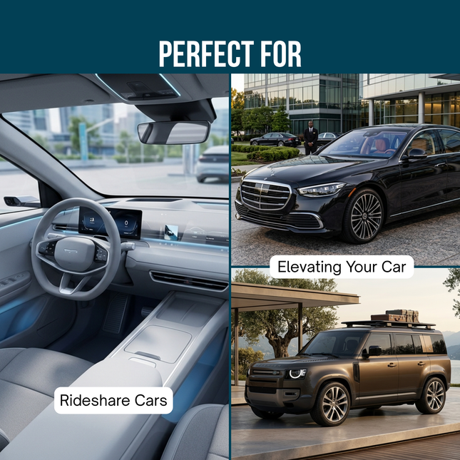 perfect for ride share cars and elevating your car