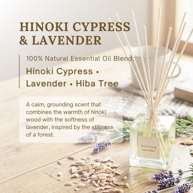 hinoki & lavender scent