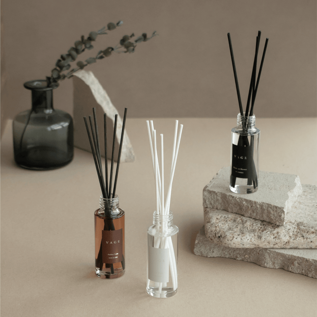 VAGE 100  Reed Diffuser  Amber Luxe  (100ml)| Home Fragrance | Real Japan Trading