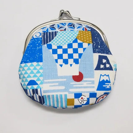 JP-52444 _Made In Japan_Mt.Fuji  4" inch Purse | ReaL Japan Trading