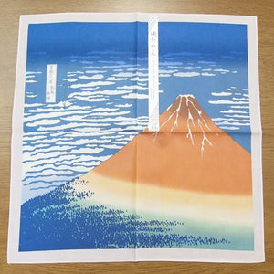 JP-7400-6 _Made In Japan_Japanese Beauty handkerchief
Red Mt.Fuji | ReaL Japan Trading