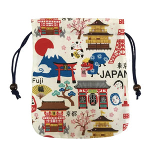 JP-42087 _Made In Japan_HELLO NIPPON Drawstring Bag | ReaL Japan Trading