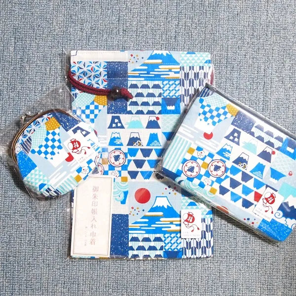 JP-52437 _Made In Japan_Mt.Fuji Flat Pouch/ Small | ReaL Japan Trading