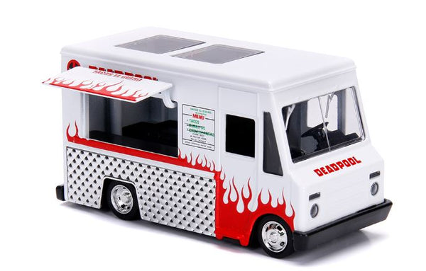 Jada Metals 1/32  Deadpool Food Truck/White (No box)