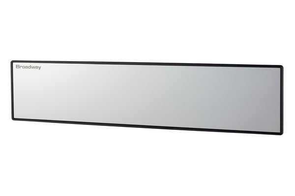 BW-768 Chrome Wide Mirror 360mm Flat