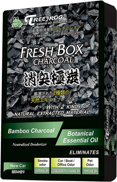Treefrog Xtreme Fresh Box Charcoal New Car Scent