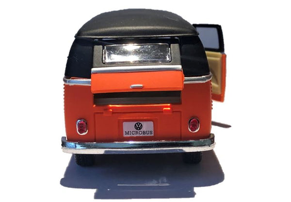 Kinsmart 1/32 Volkswagen 1962 Bus 2 Tone Matte/Black Top/Orange Side