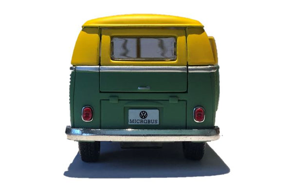 Kinsmart 1/32 Volkswagen 1962 Bus 2 Tone Matte/Yellow Top/Green Side