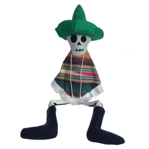 WHOOPEE SKULL  SERAPE  WHITE